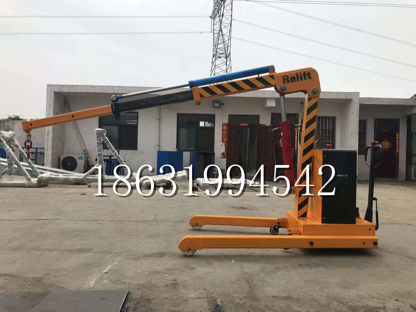 田中镇久征定做3吨三轮随车吊 农用园林绿化移树吊 平板工程用小吊机