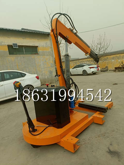 田中镇自卸车厢随车吊 自制轮式四不像起重机 四驱平板吊 5吨 贵盛