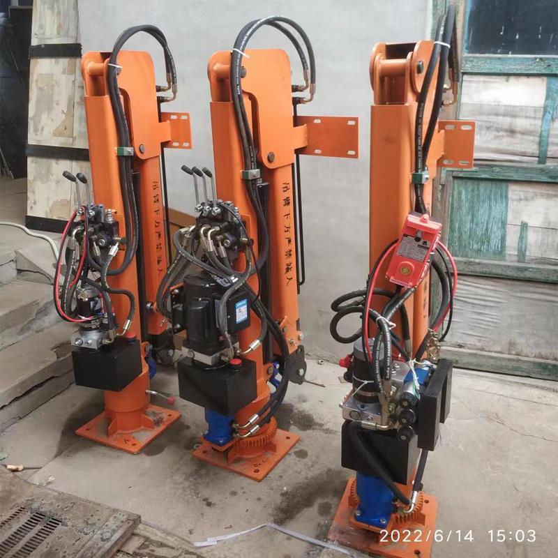 田中镇重汽蓝牌随车吊 3.2吨 国六动力强 液压驱动 农用自卸起重机